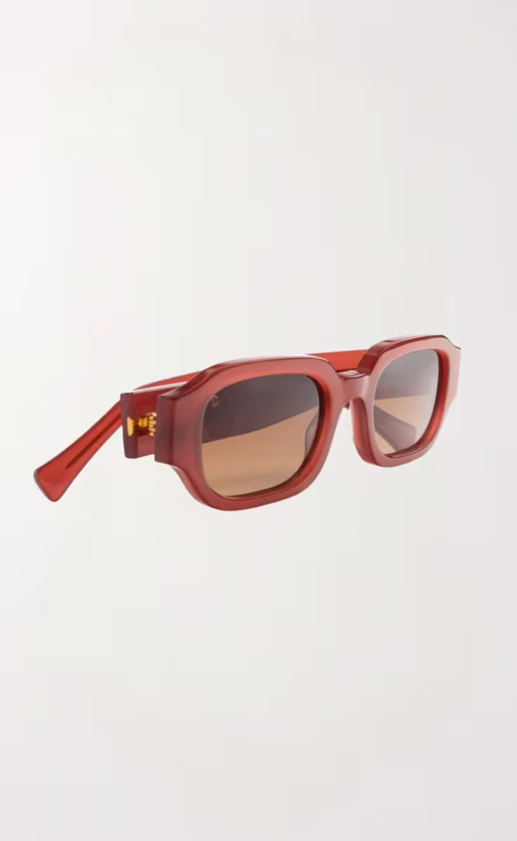 SUNGLASSES MYKONOS TERRACOTTA SUNSET BROWN LENSES