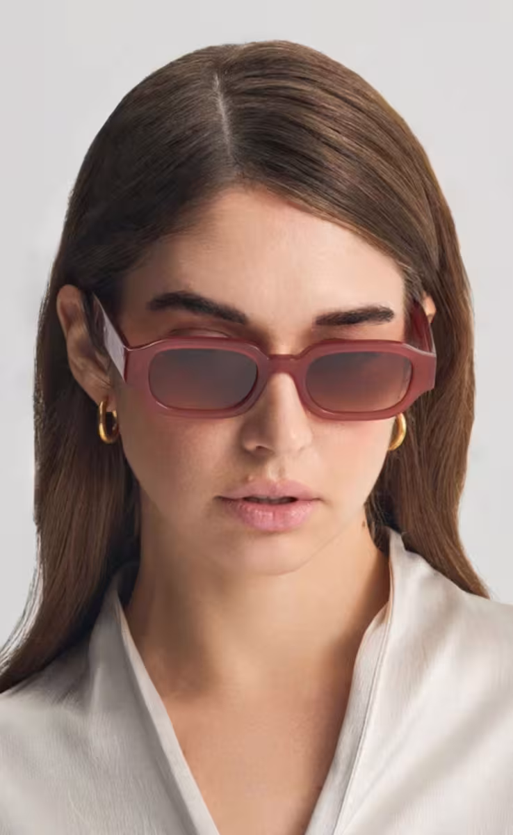 SUNGLASSES MYKONOS TERRACOTTA SUNSET BROWN LENSES