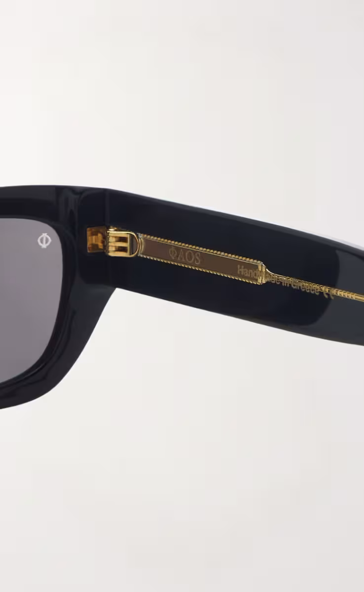 SUNGLASSES HYDRA EREVOS BLACK WITH SHADE GREY LENSES