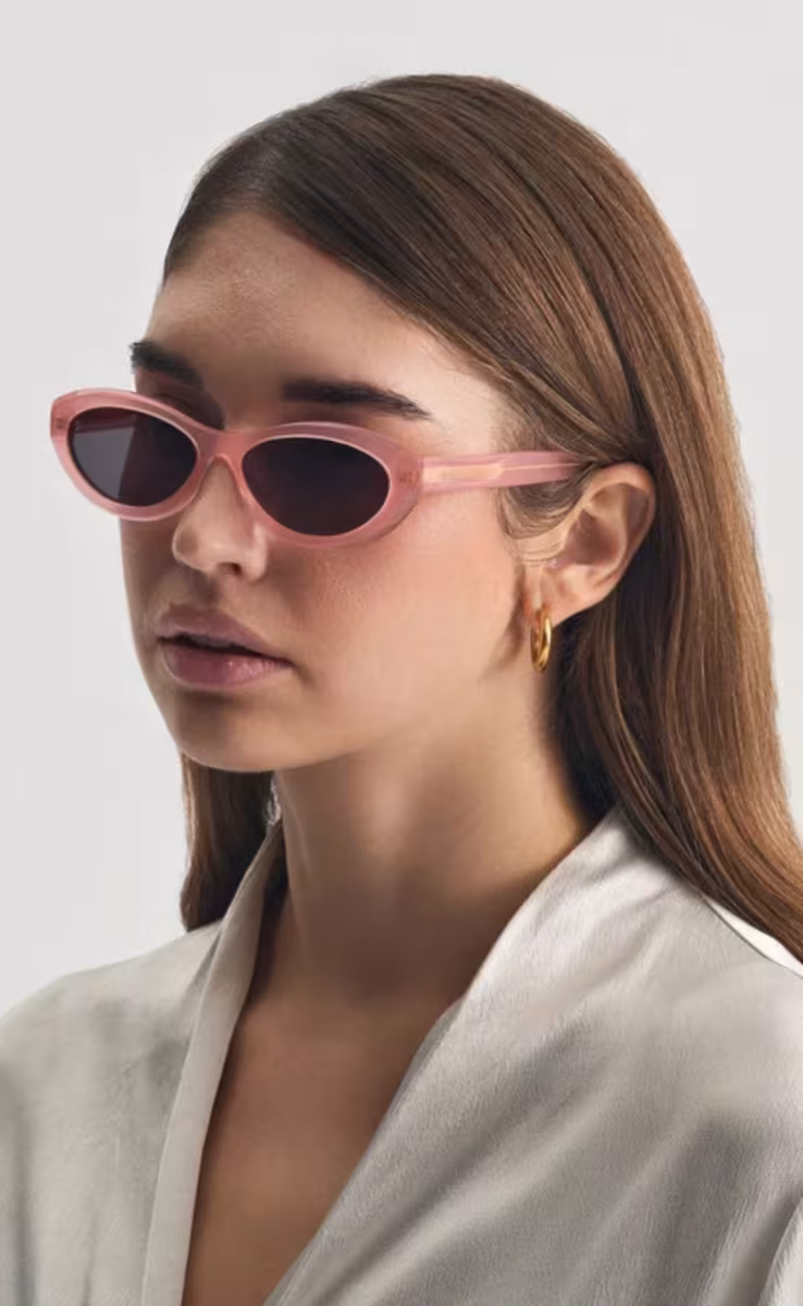 SUNGLASSES ANTIPAROS IN AMBROSIA PINK WITH SHADE GREY LENSES