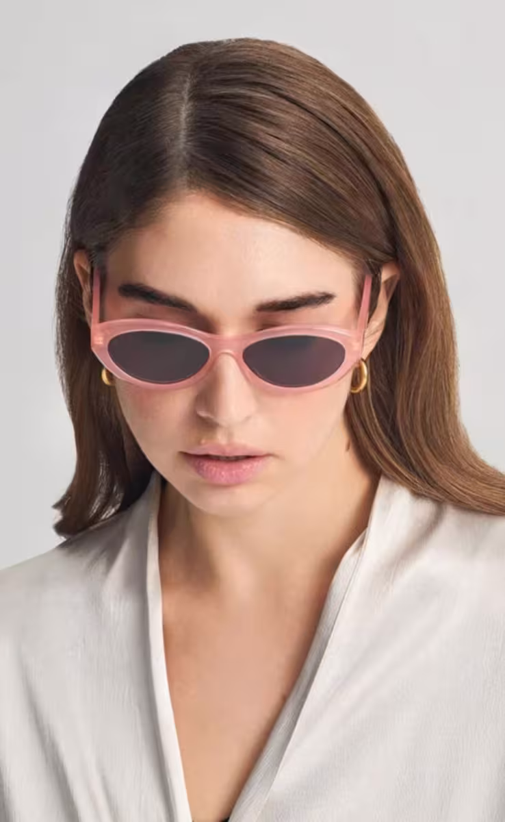 SUNGLASSES ANTIPAROS IN AMBROSIA PINK WITH SHADE GREY LENSES