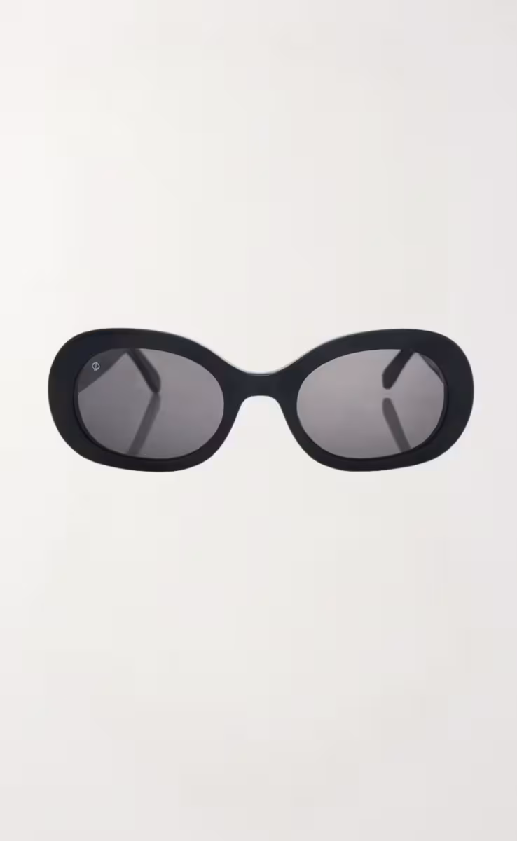 SUNGLASSES ITHACA IN EREVOS BLACK WITH SHADE GREY LENSES