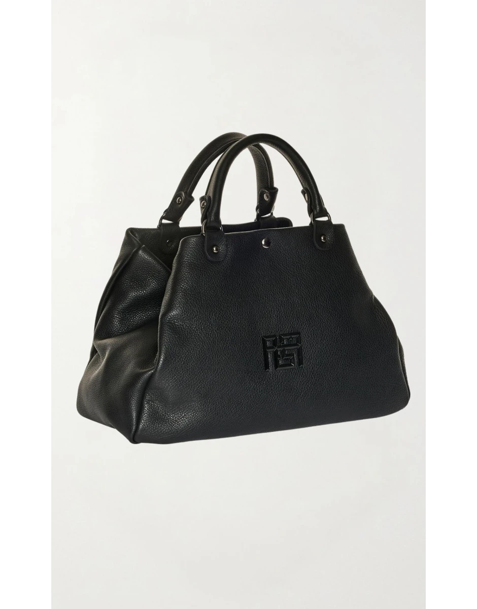 ΤΣΑΝΤΑ IRIS ΔΕΡΜΑΤΙΝΗΝ ΜΕΣΑΙΑ ΜΑΥΡΗ