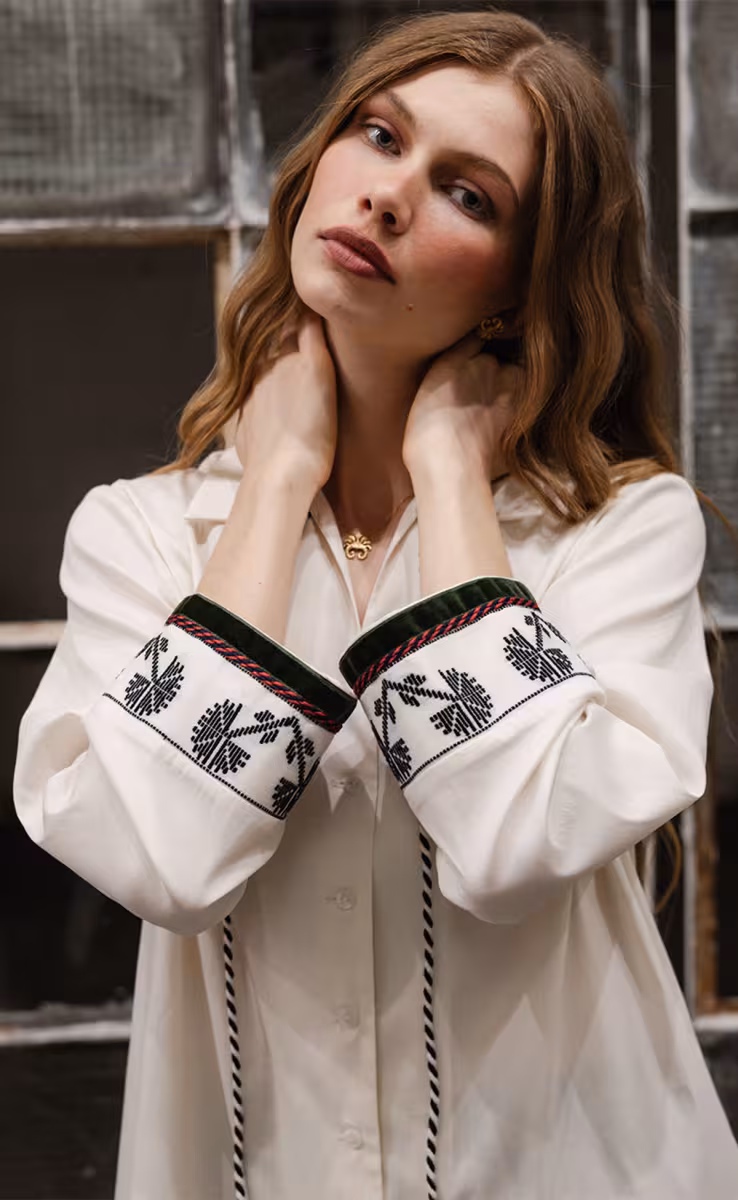 THALEIA SHIRT OFF WHITE