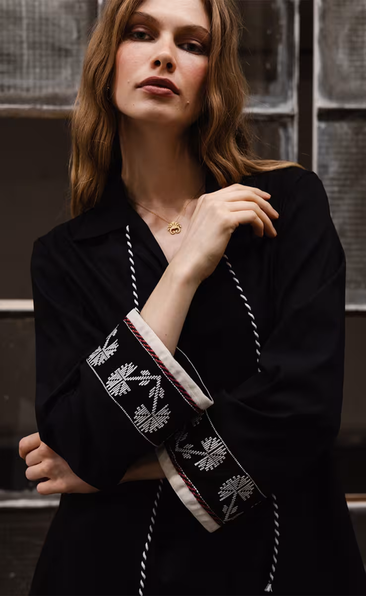 THALEIA SHIRT BLACK