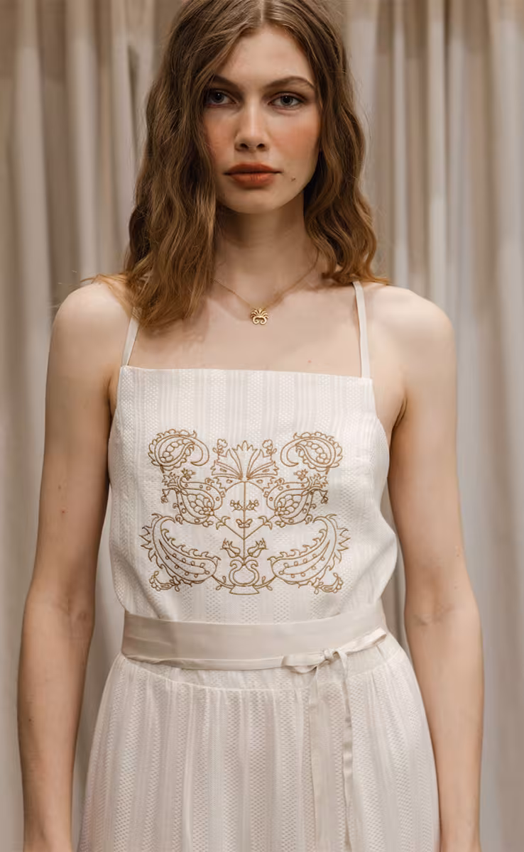 EIRINI DRESS OFF WHITE