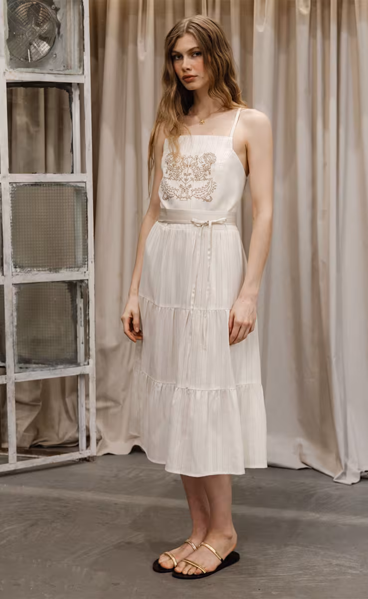 EIRINI DRESS OFF WHITE