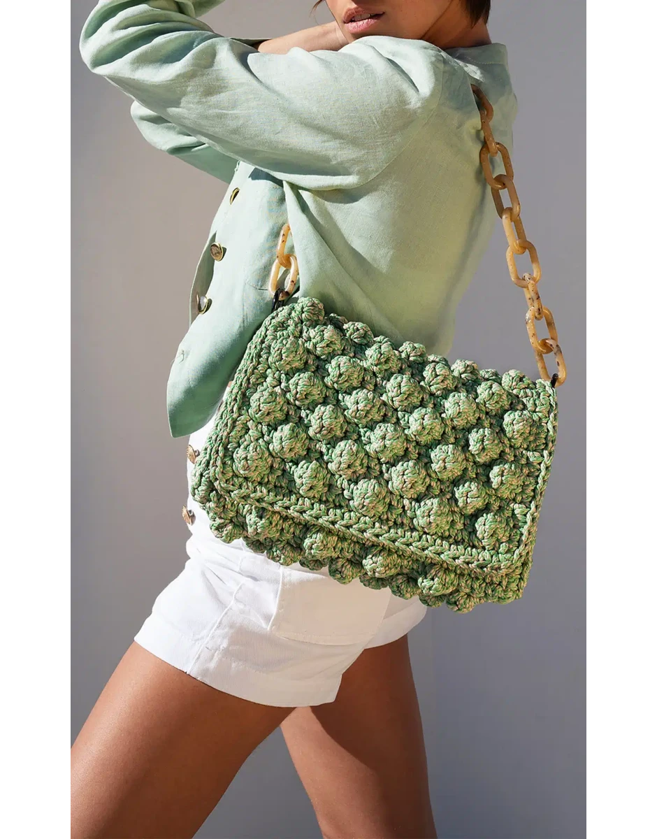 ΤΣΑΝΤΑ ΧΕΙΡΟΠΟΙΗΤΗ ΜΕΣΑΙΑ ΜΕΝΤΑ ΜΕ ΚΑΦΕ ΑΛΥΣΙΔΑ