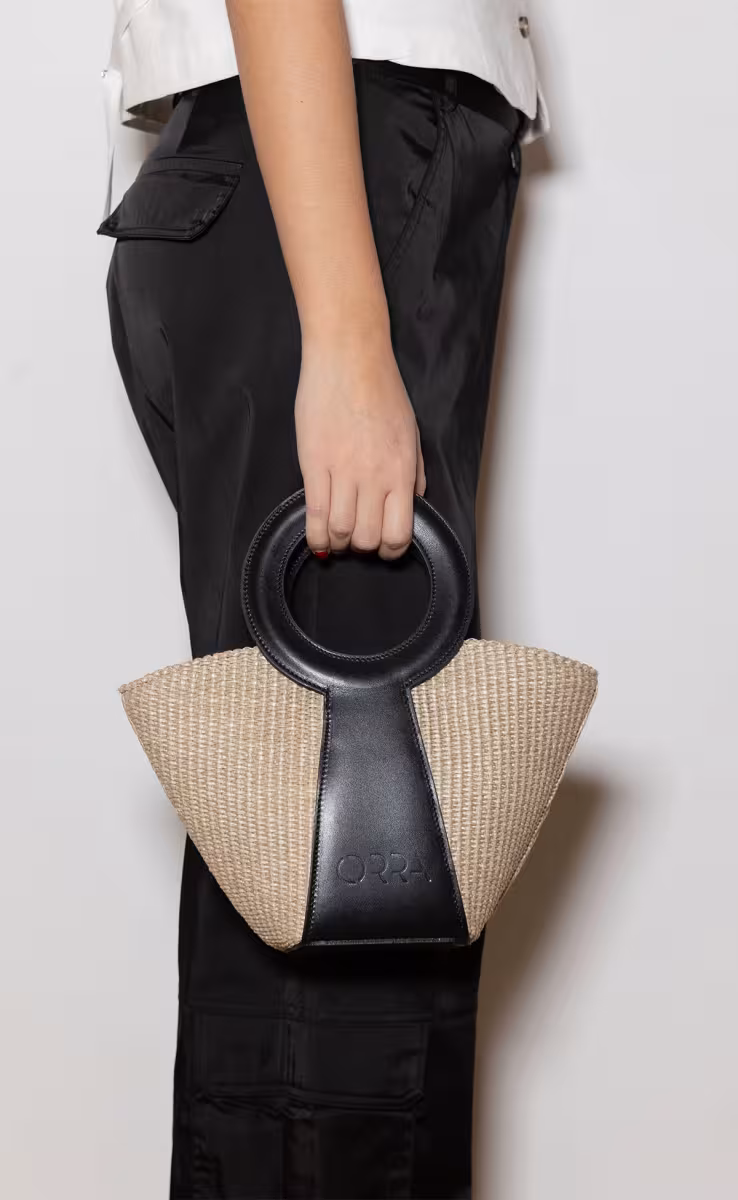 ΤΣΑΝΤΑ ANASTILOSI RAFFIA ΜΠΕΖ