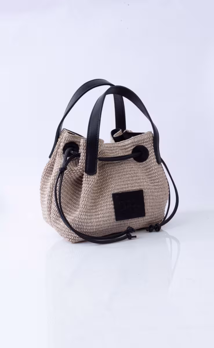 ΤΣΑΝΤΑ APOKOPI RAFFIA ΜΠΕΖ