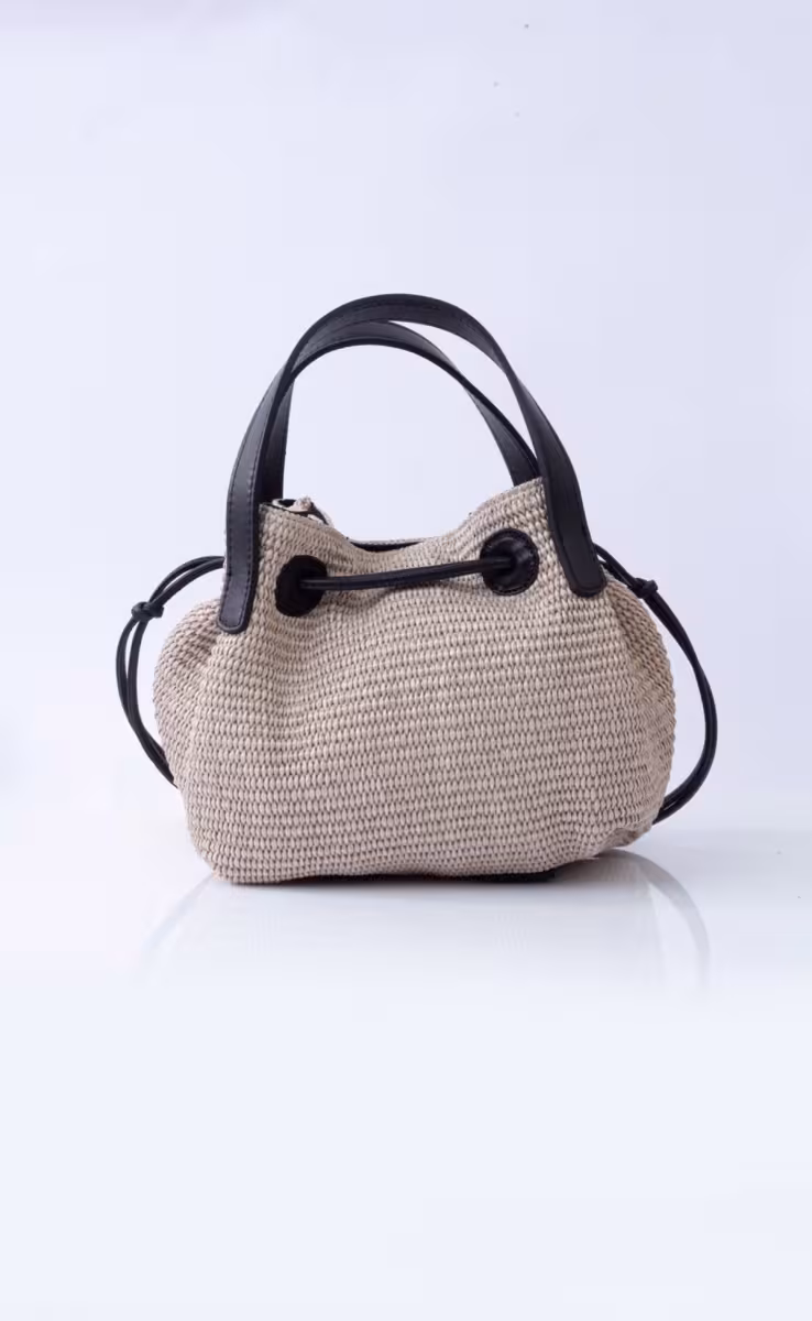 ΤΣΑΝΤΑ APOKOPI RAFFIA ΜΠΕΖ