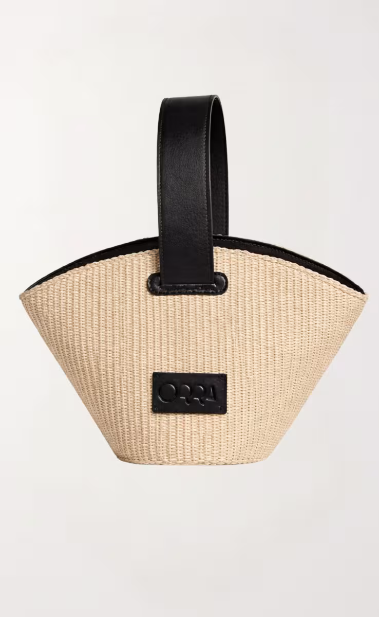 ANASINTHESI RAFFIA BAG BEIGE