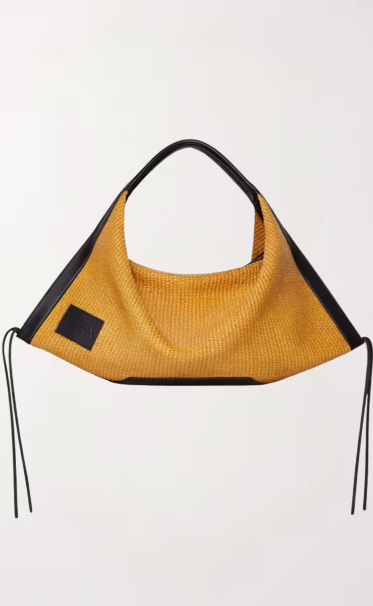 ΤΣΑΝΤΑ GRACE NEW RAFFIA ΚΑΦΕ