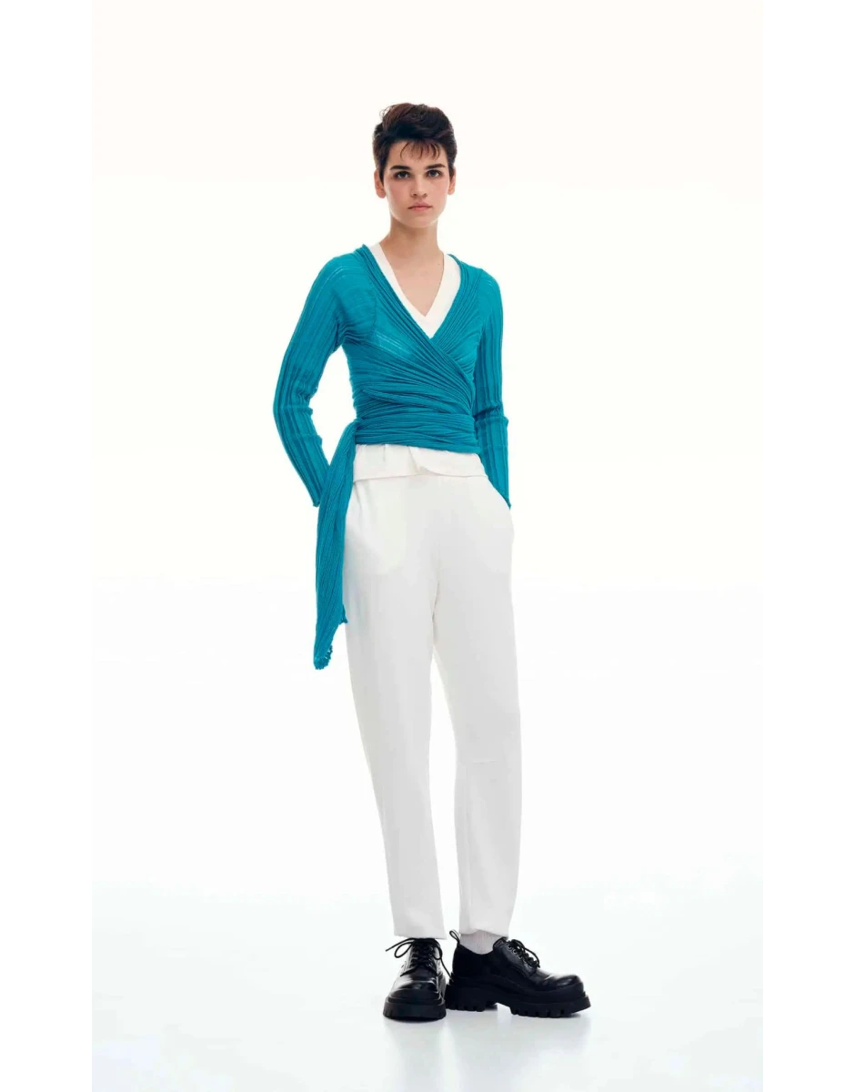 SWEATPANTS SHAPE MEMORY COMFORT WHITE