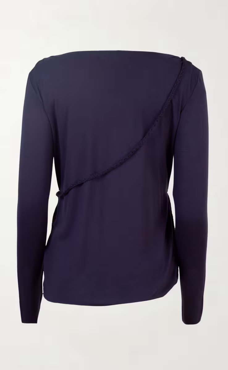 LONG SLEEVE TOP INK BLUE