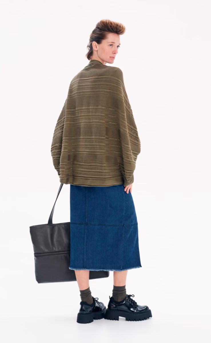 MIDI DENIM SKIRT