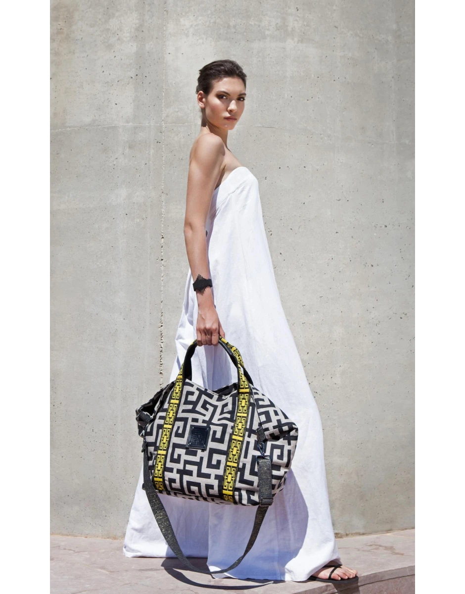 ΤΣΑΝΤΑ THEROS ΜΠΕΖ ΜΑΥΡΗ