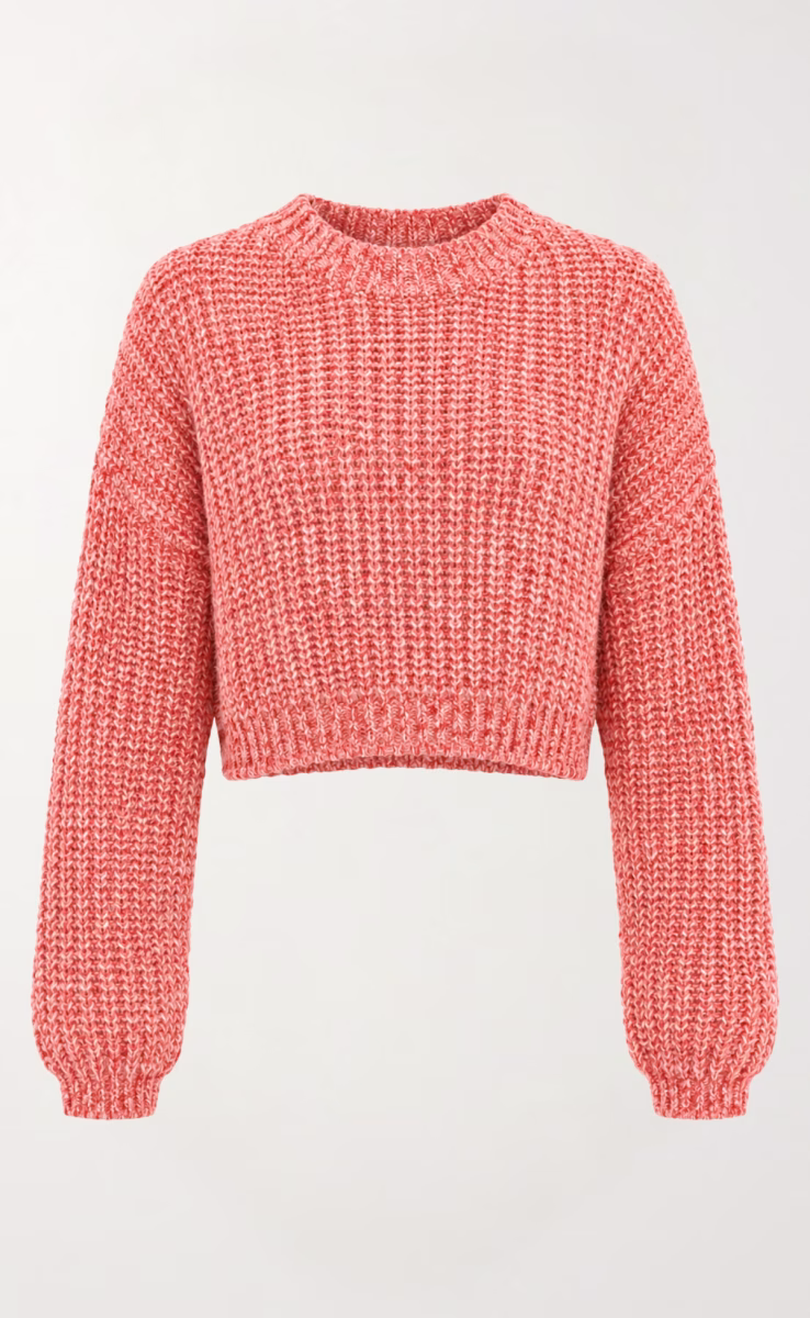 LONG SLEEVE PULLOVER PINK FLAMINGO