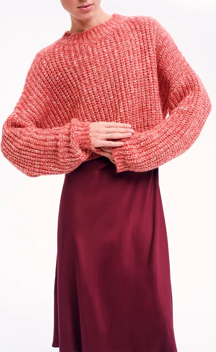 LONG SLEEVE PULLOVER PINK FLAMINGO