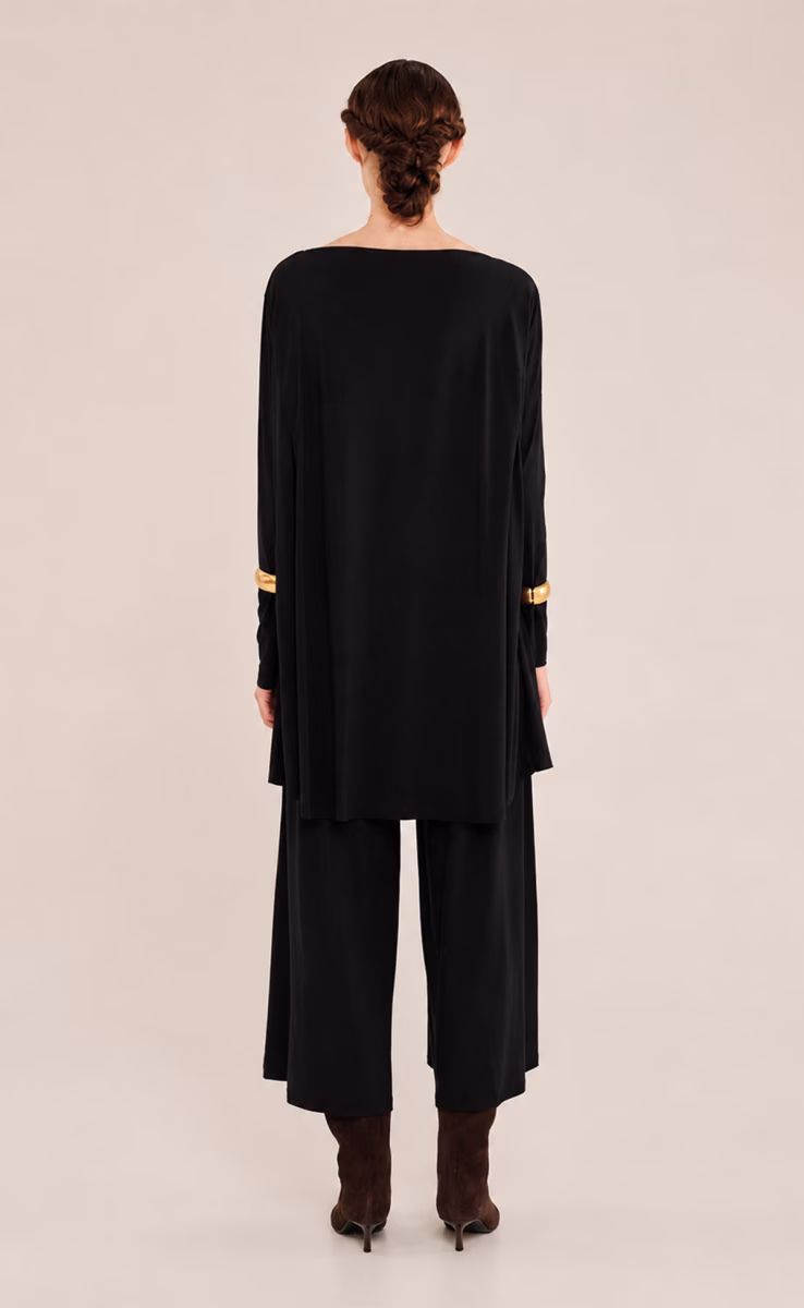 LONGSLEEVE OVERSIZED TOP BLACK