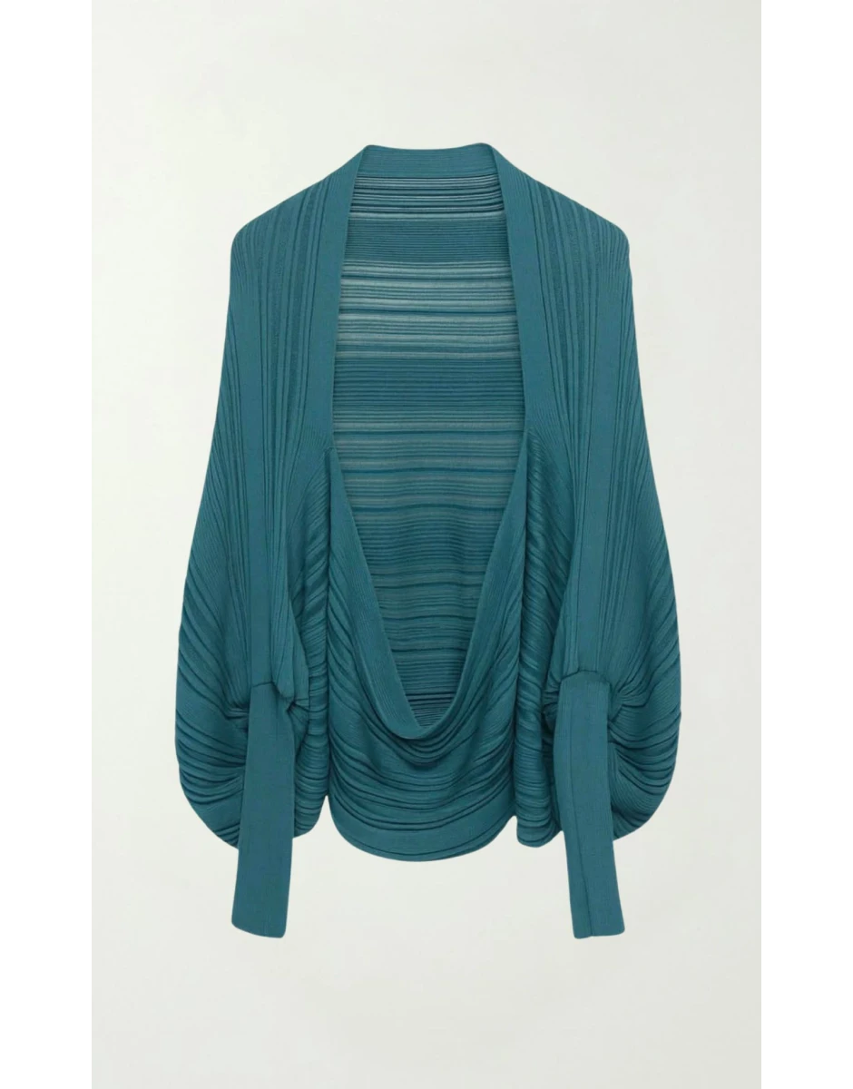 ΠΡΑΣΙΝΟ ΠΛΕΚΤΟ ΜΠΟΛΕΡΟ ΜΕ ΜΑΚΡΙΑ ΜΑΝΙΚΙΑ – WINTER ARCHETYPES