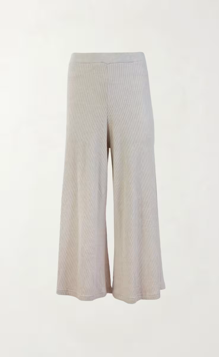 CROPPED TROUSERS VANILLA