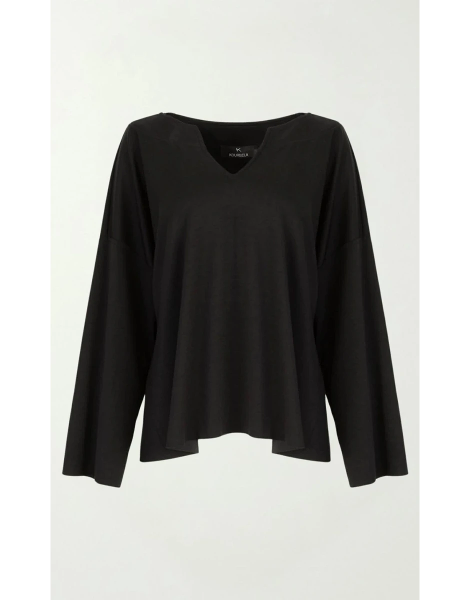 OVERSIZED BLOUSE BLACK