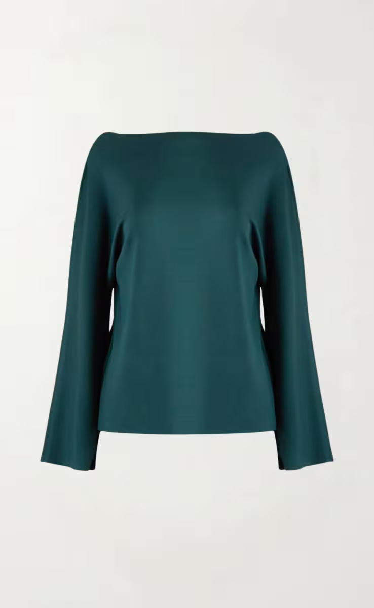 OVERSIZED TOP SOPHISTICATED TEAL